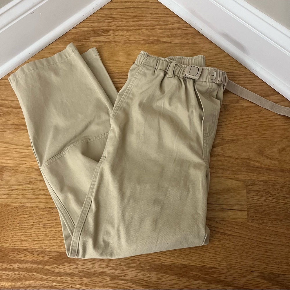 LabdsEnd boys New Cream Khakis Size12